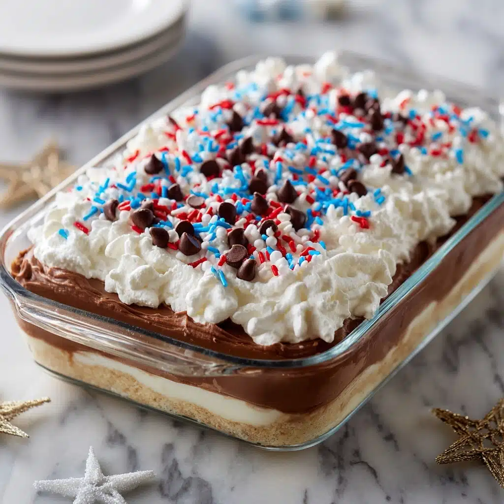 Patriotic Lasagna Dessert Recipe - Recipe Image