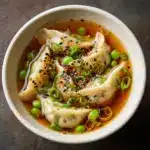 Easy Asian Dumpling Potsticker Soup Recipe