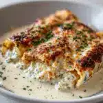 Chicken Alfredo Lasagna Rolls Recipe