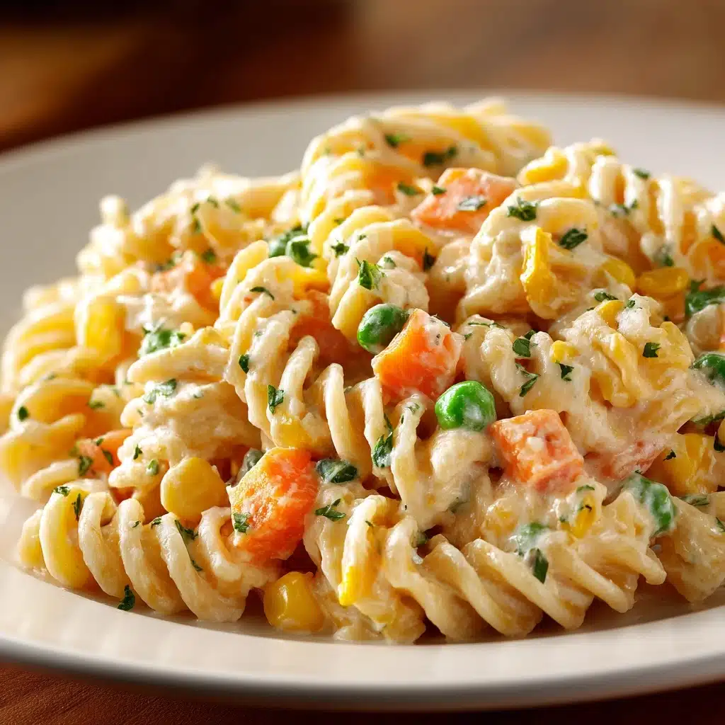 Chicken Pot Pie Pasta Recipe - Recipe Image