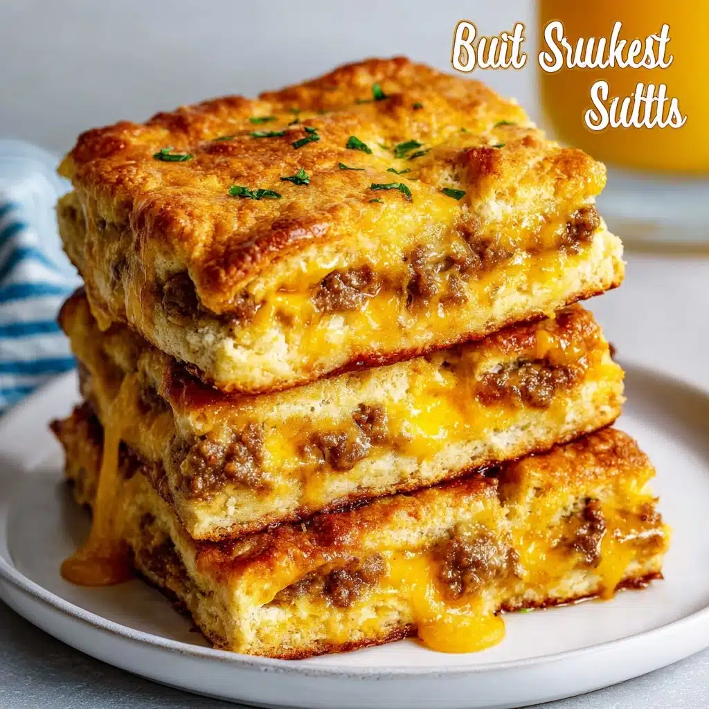 Sausage Cheese Butter Swim Biscuits Recipe