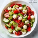 Fresh Cucumber Caprese Salad Recipe