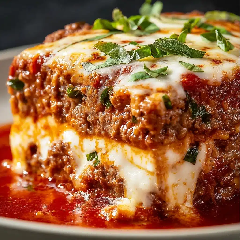 Stuffed Italian Meatloaf Recipe - Recipe Image