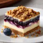 Blueberry Crisp Cheesecake Bars Recipe