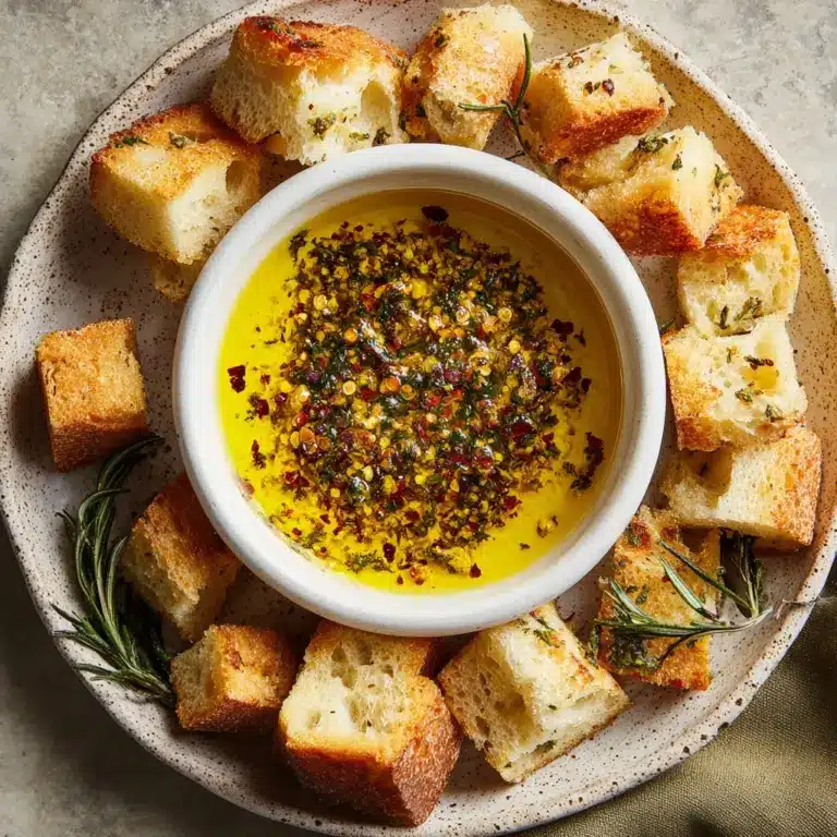 Garlic Olive Oil Dip Recipe