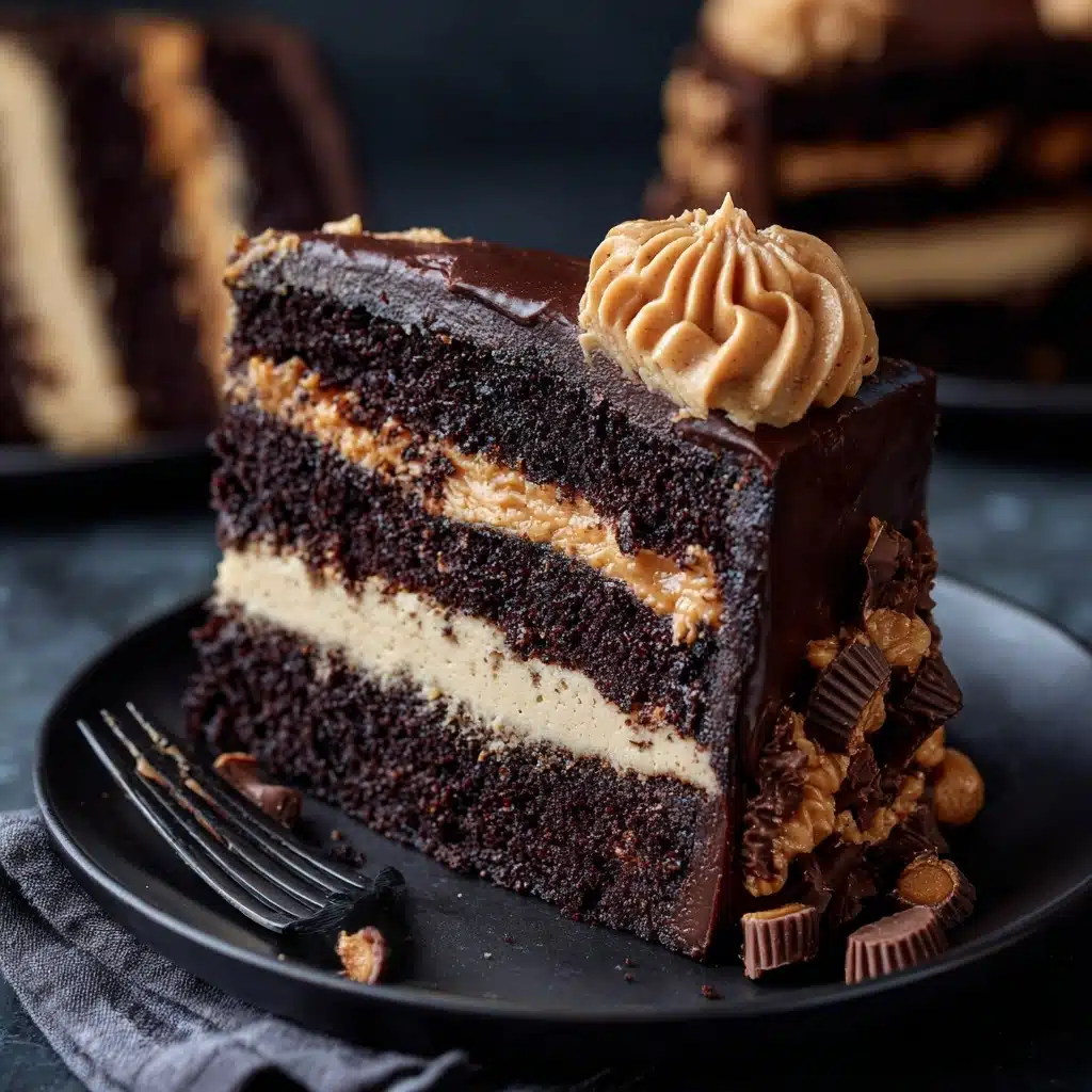 Chocolate Peanut Butter Cake Recipe - Recipe Image