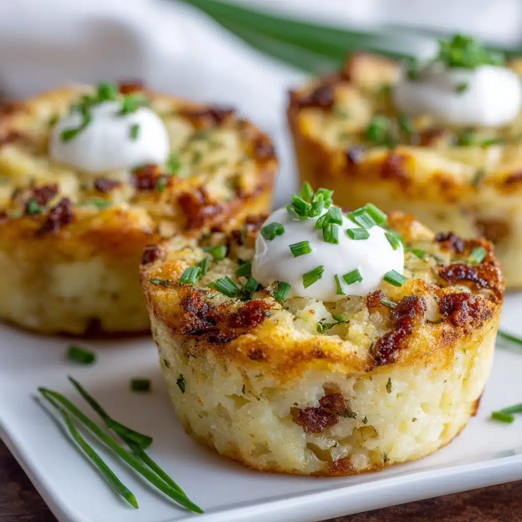 Cheesy Mashed Potato Puff Bites Recipe - Recipe Image