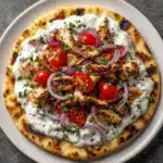 Greek Chicken Gyros with Lemon-Herb Marinade and Tzatziki Recipe