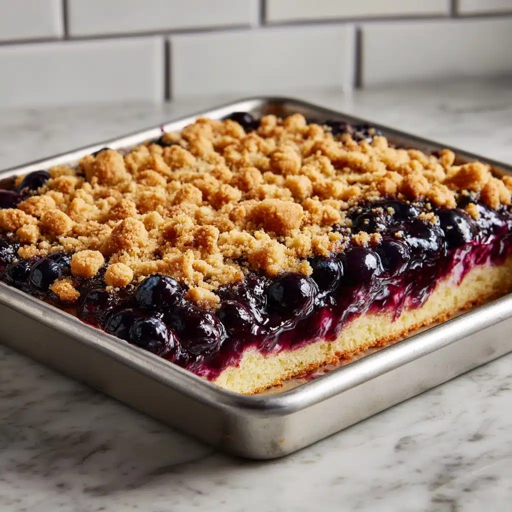 Blueberry Crisp Cheesecake Bars Recipe - Recipe Image