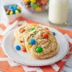 Peanut Butter M&M Cookies Recipe