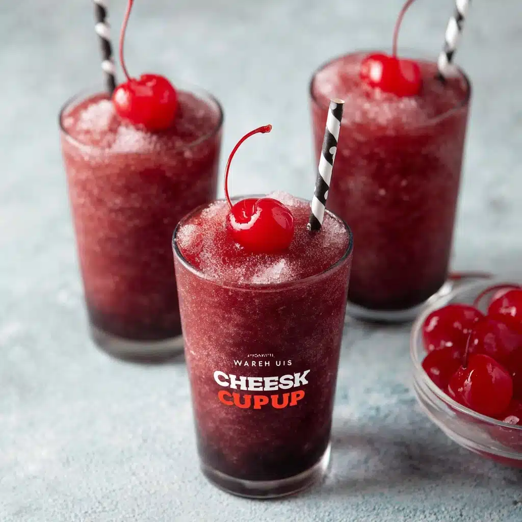 Cherry Jack and Coke Slushie Recipe - Recipe Image