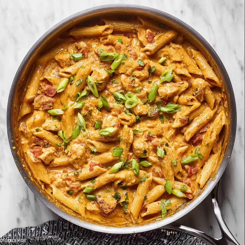 Cajun Cream Cheese Chicken Pasta Bake Recipe - Recipe Image