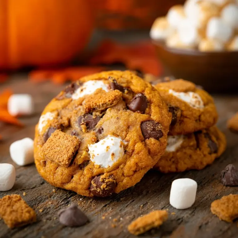 Pumpkin S'mores Cookies Recipe