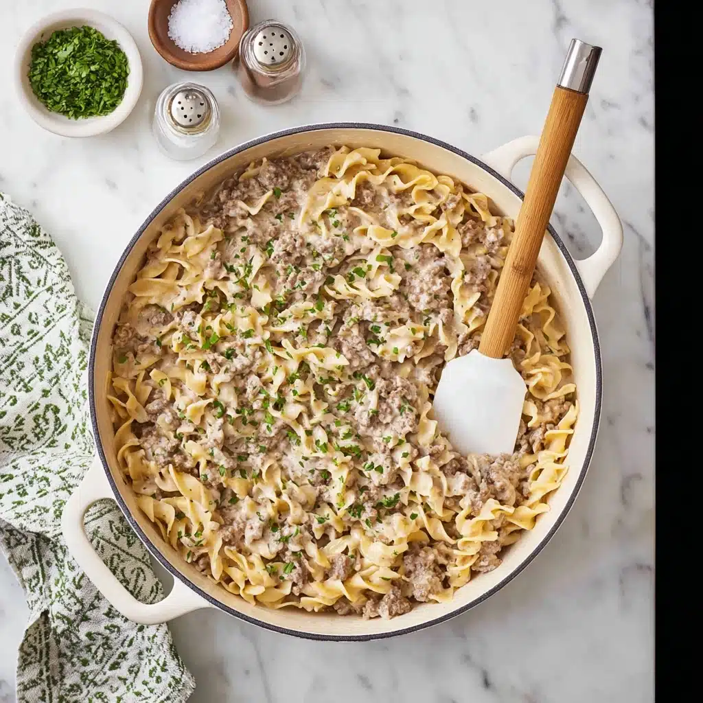 30-Minute Ground Beef Stroganoff Recipe - Recipe Image