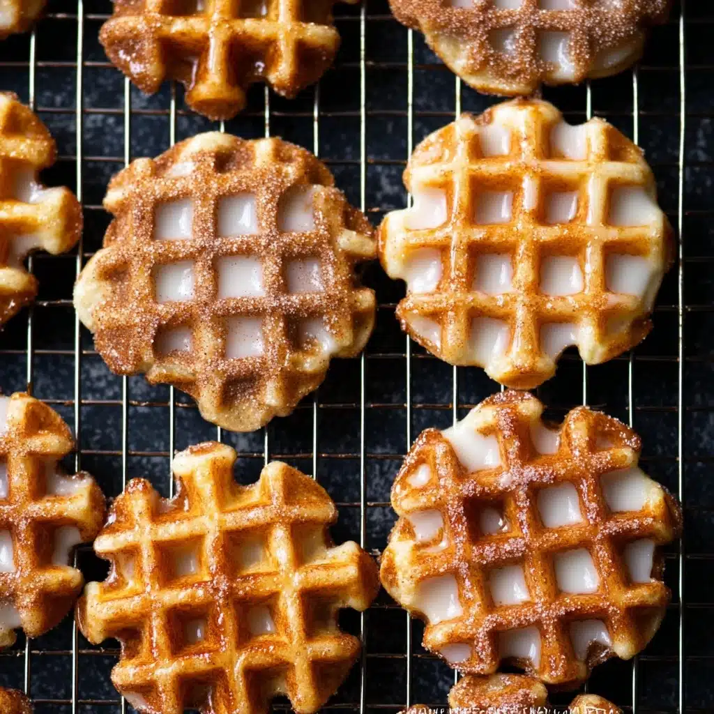 Mini Apple Fritter Waffle Donuts Recipe - Recipe Image