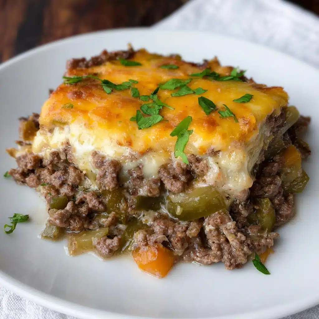 Philly Cheesesteak Casserole Recipe - Recipe Image