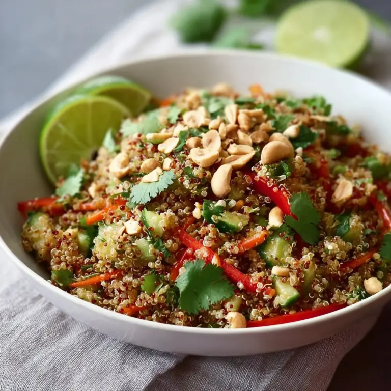 Thai Quinoa Crunch Salad Recipe