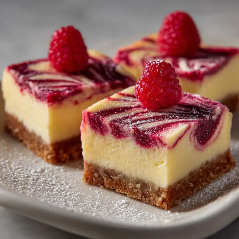 Lemon Raspberry Swirl Bars Recipe