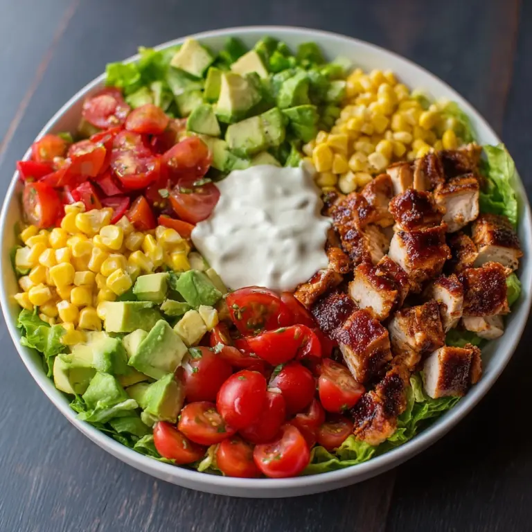 BBQ Chicken Chopped Salad Recipe
