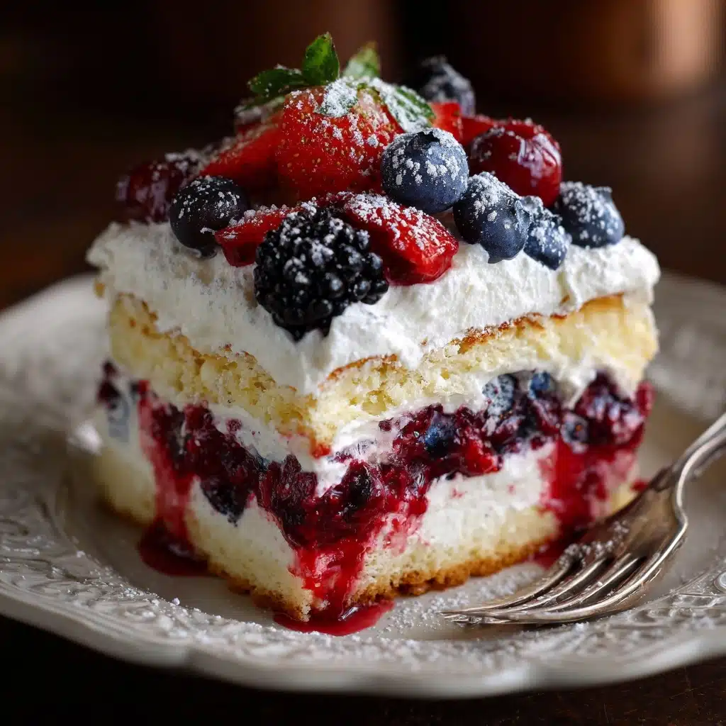 No Bake Summer Berry Lasagna Recipe