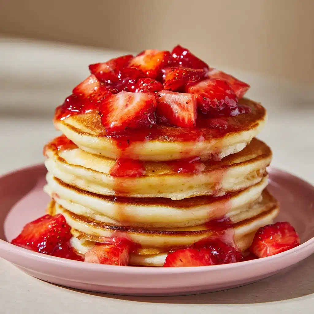 Strawberry Cheesecake Pancakes Recipe