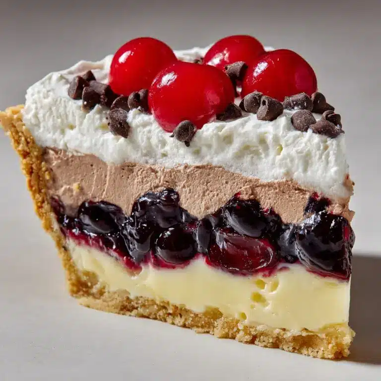 Chocolate Cherry Cream Pie Recipe