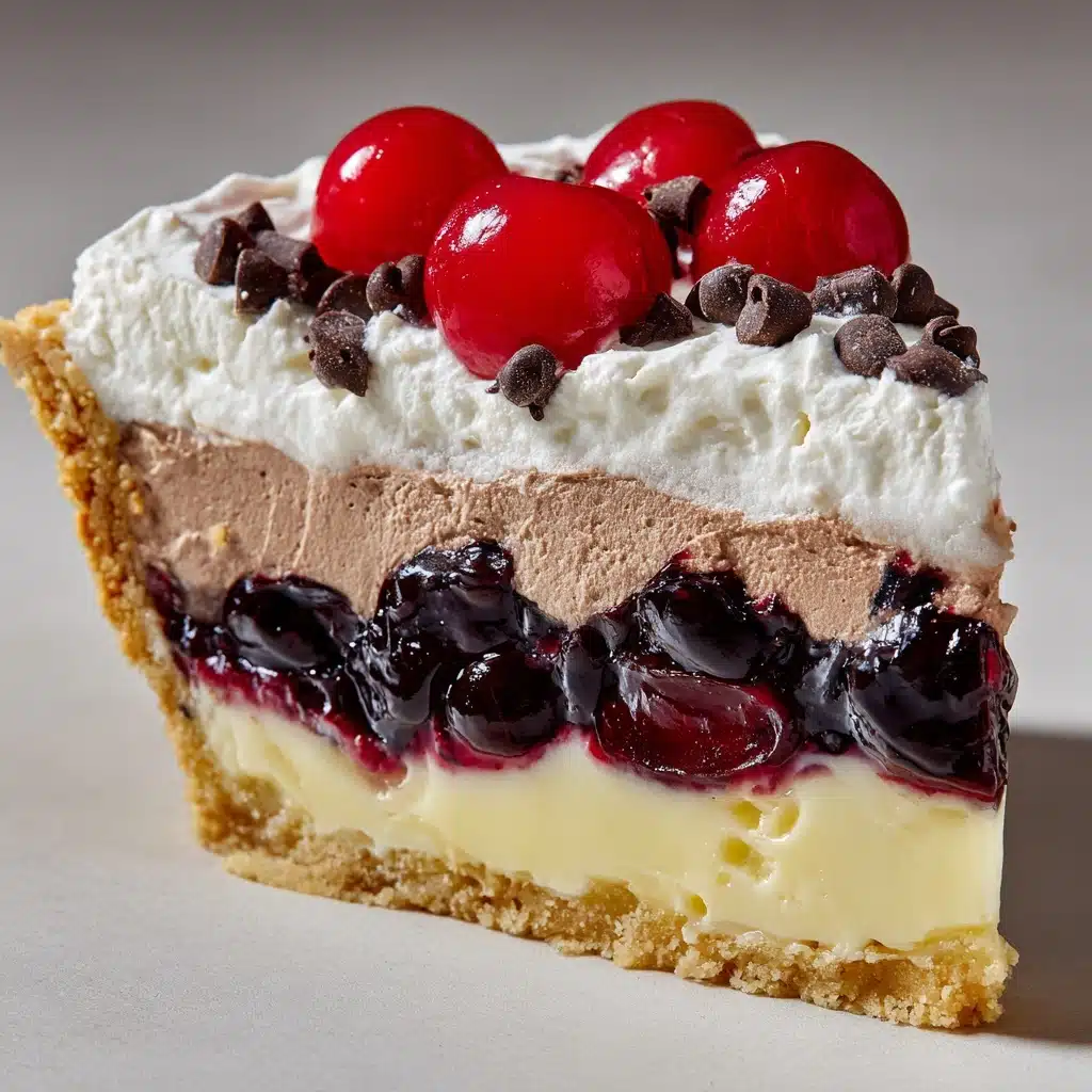 Chocolate Cherry Cream Pie Recipe - Recipe Image