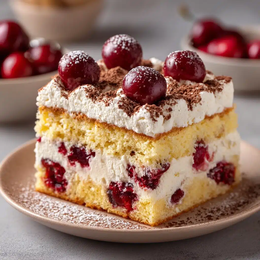 Cherry Amaretto Tiramisu Recipe - Recipe Image
