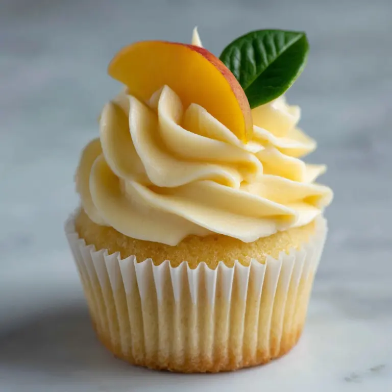 Honey Peach Cream Cheese Cupcakes Recipe