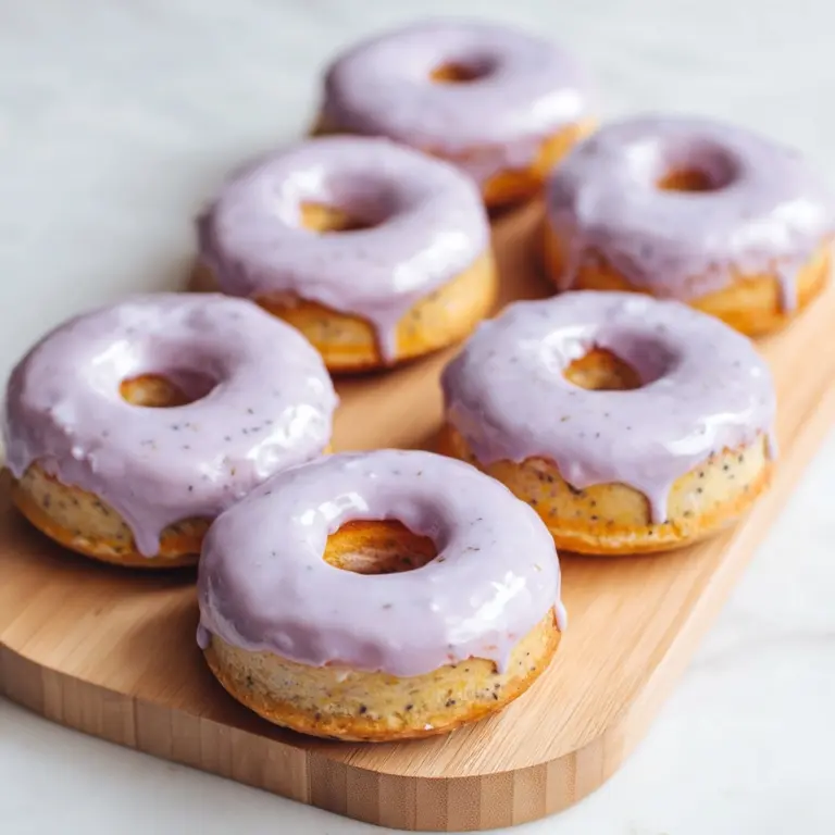Blueberry Cake Donuts Recipe