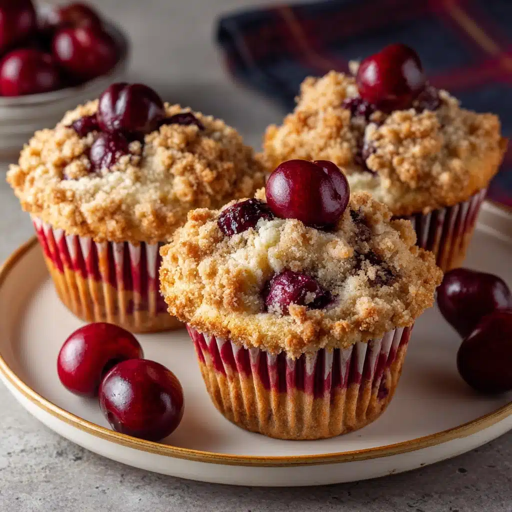 Cherry Cobbler Muffins Recipe - Recipe Image