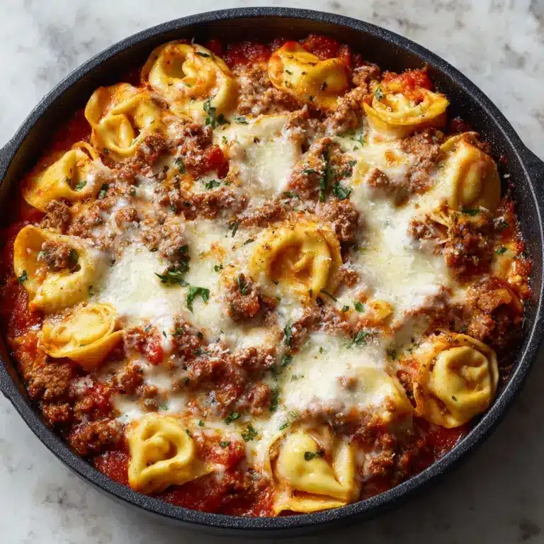 Cheesy Beef Tortellini Bake: A Family Favorite Dinner Recipe