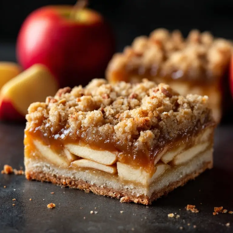 Easy Apple Crisp Bars Recipe