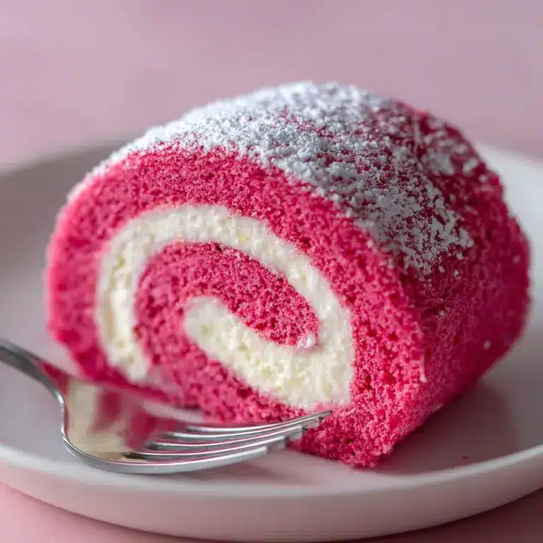 Strawberry Bundt Cake with Marshmallow Cream Filling Recipe