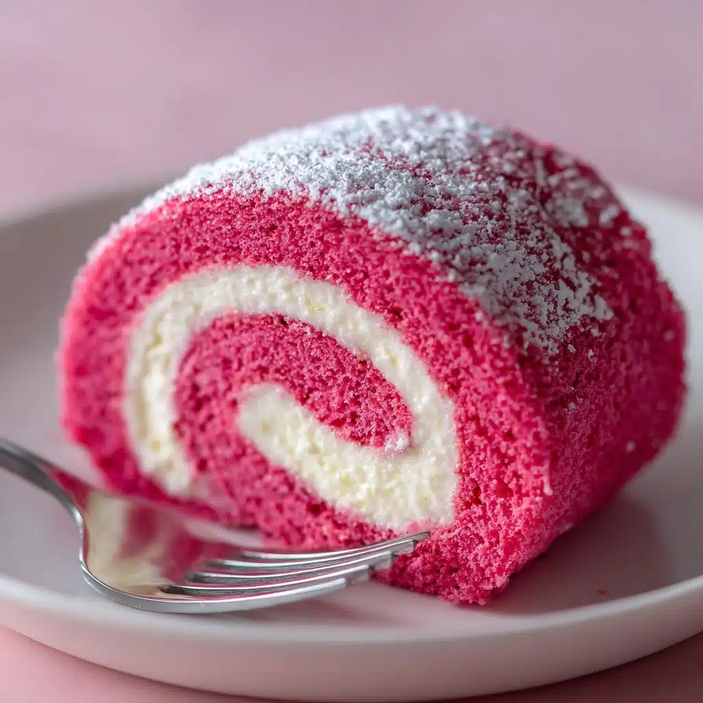 Strawberry Bundt Cake with Marshmallow Cream Filling Recipe
