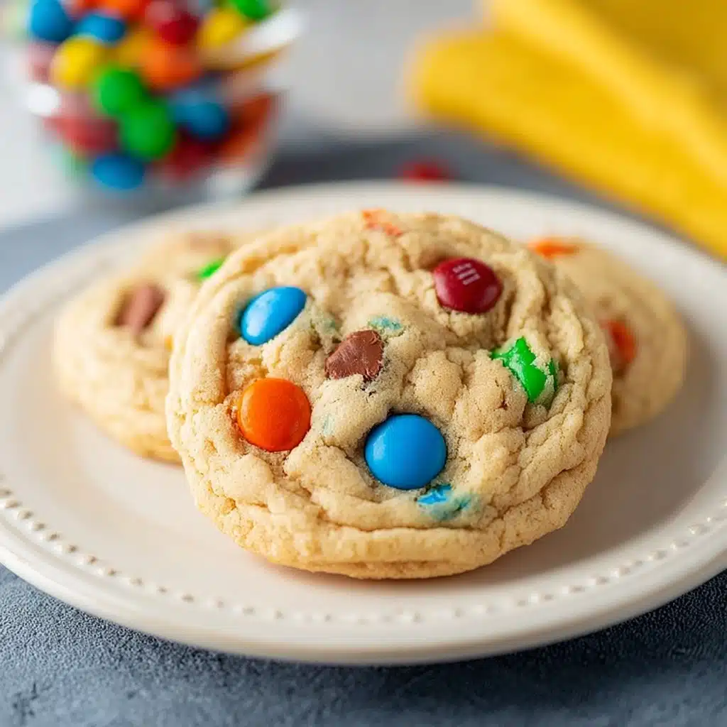 Peanut Butter M&M Cookies Recipe - Recipe Image