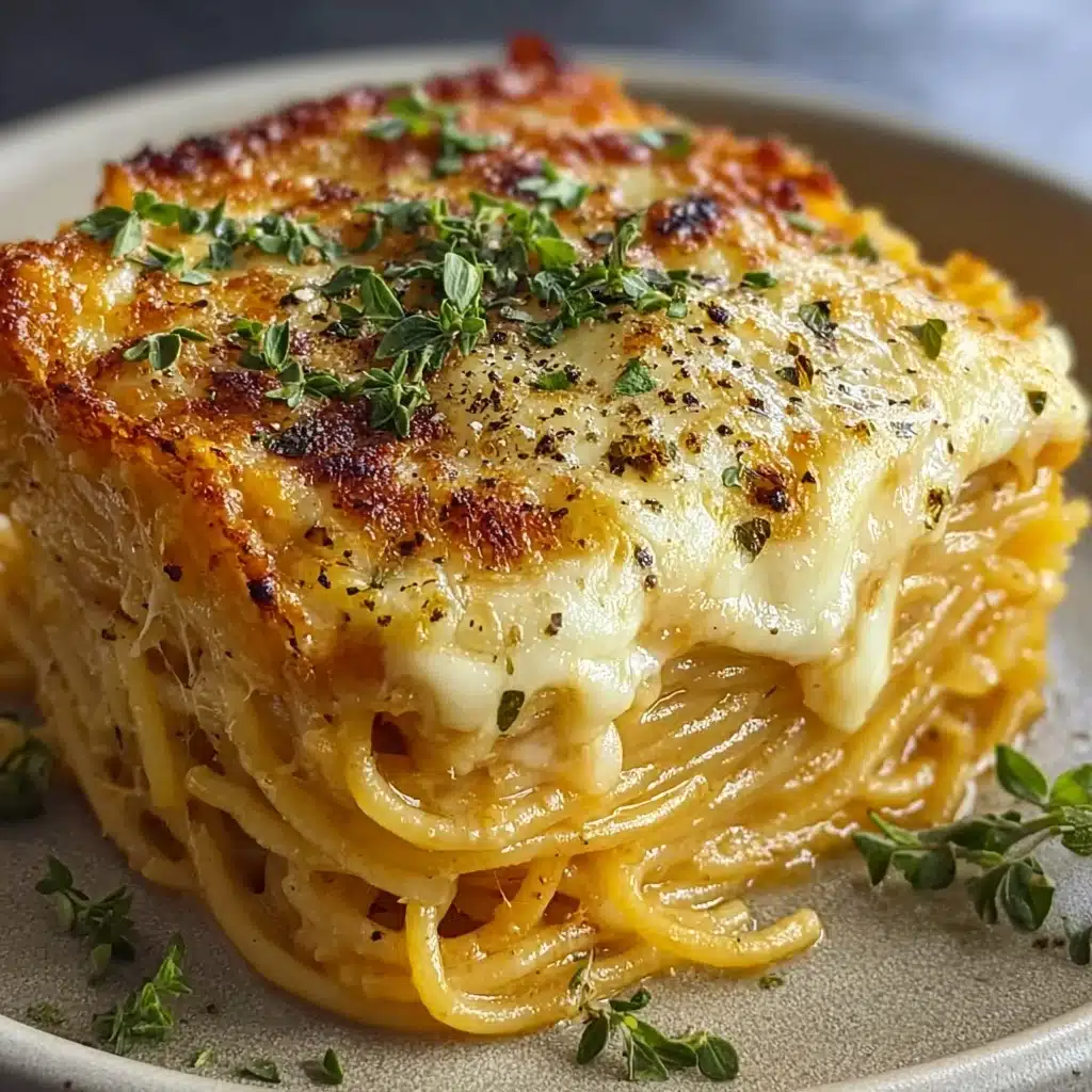 Baked Cream Cheese Spaghetti Casserole Recipe