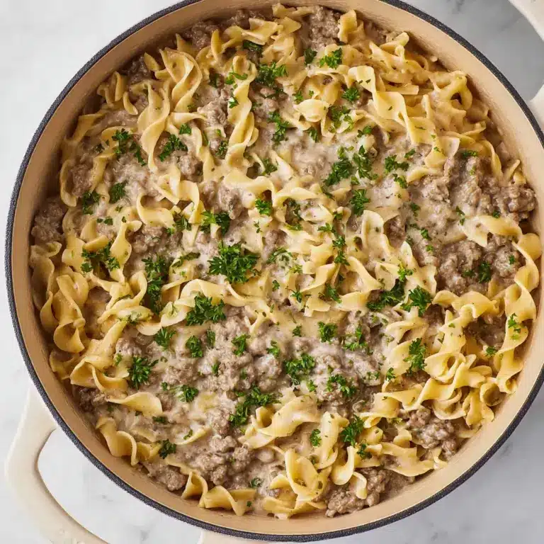 30-Minute Ground Beef Stroganoff Recipe