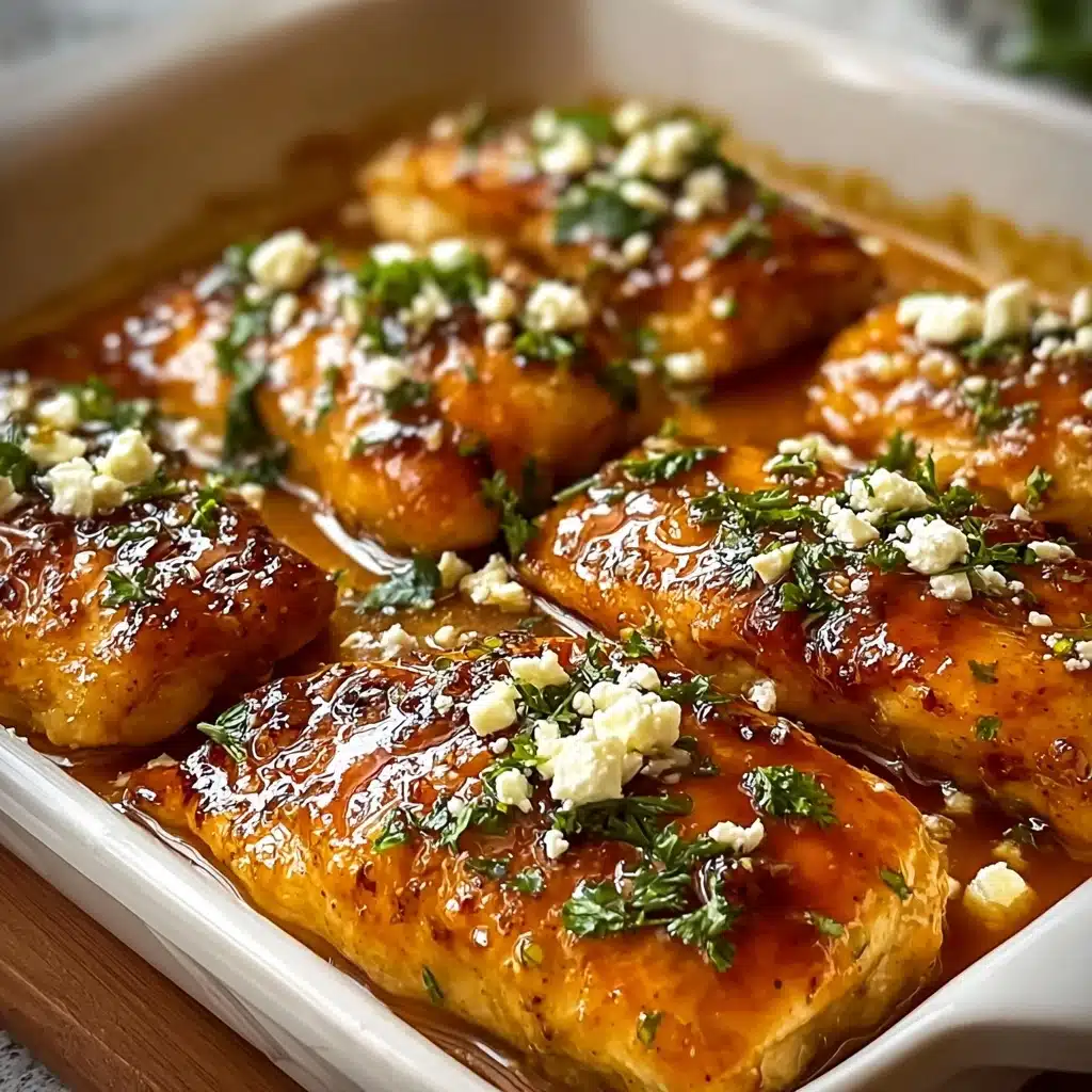 Hot Honey Feta Chicken Dish Recipe