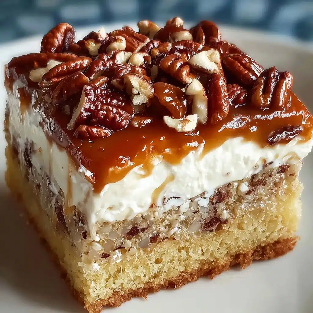 Butter Pecan Praline Poke Cake Recipe