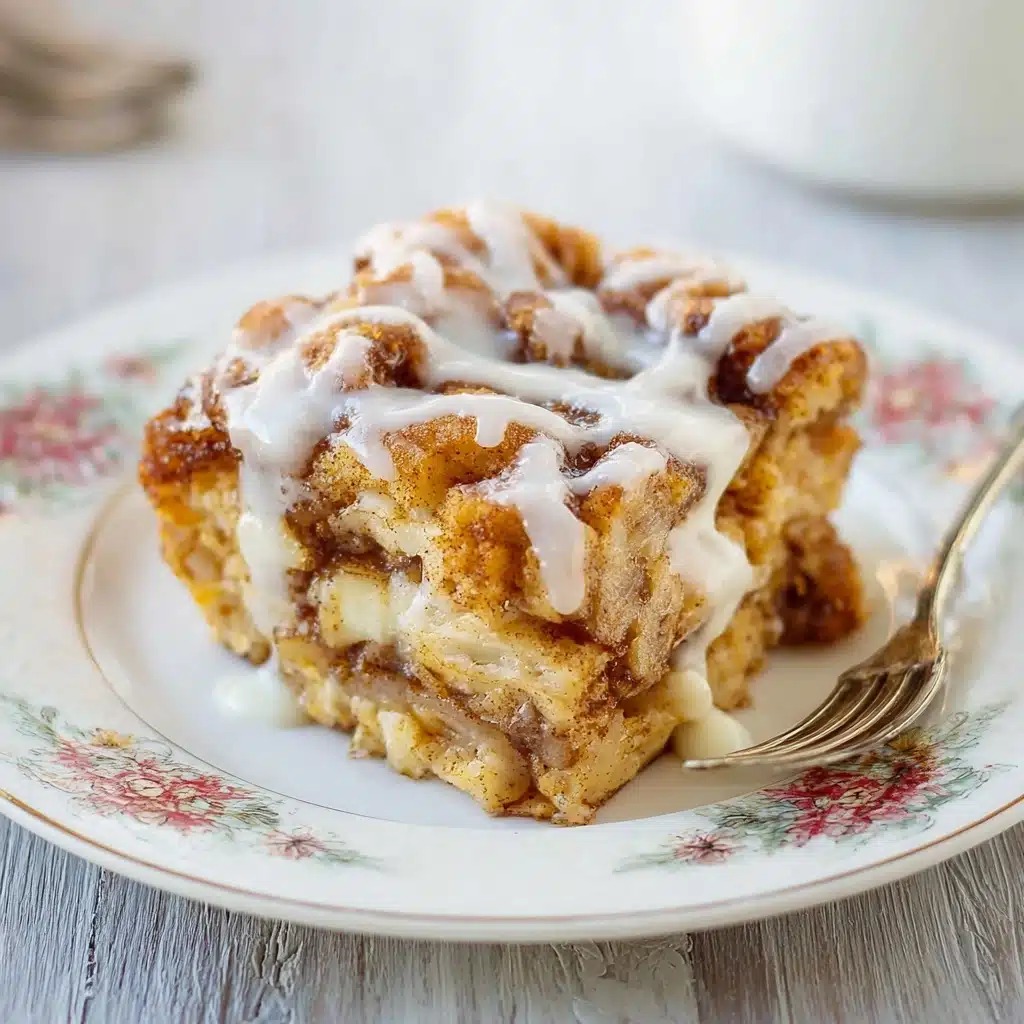 Pumpkin Cinnamon Roll Casserole Recipe - Recipe Image