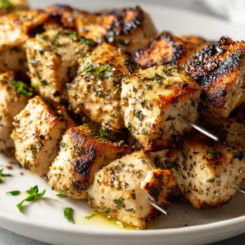 Easy Greek Marinated Chicken Kabobs Recipe