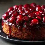 Chocolate Cherry Upside Down Cake Recipe