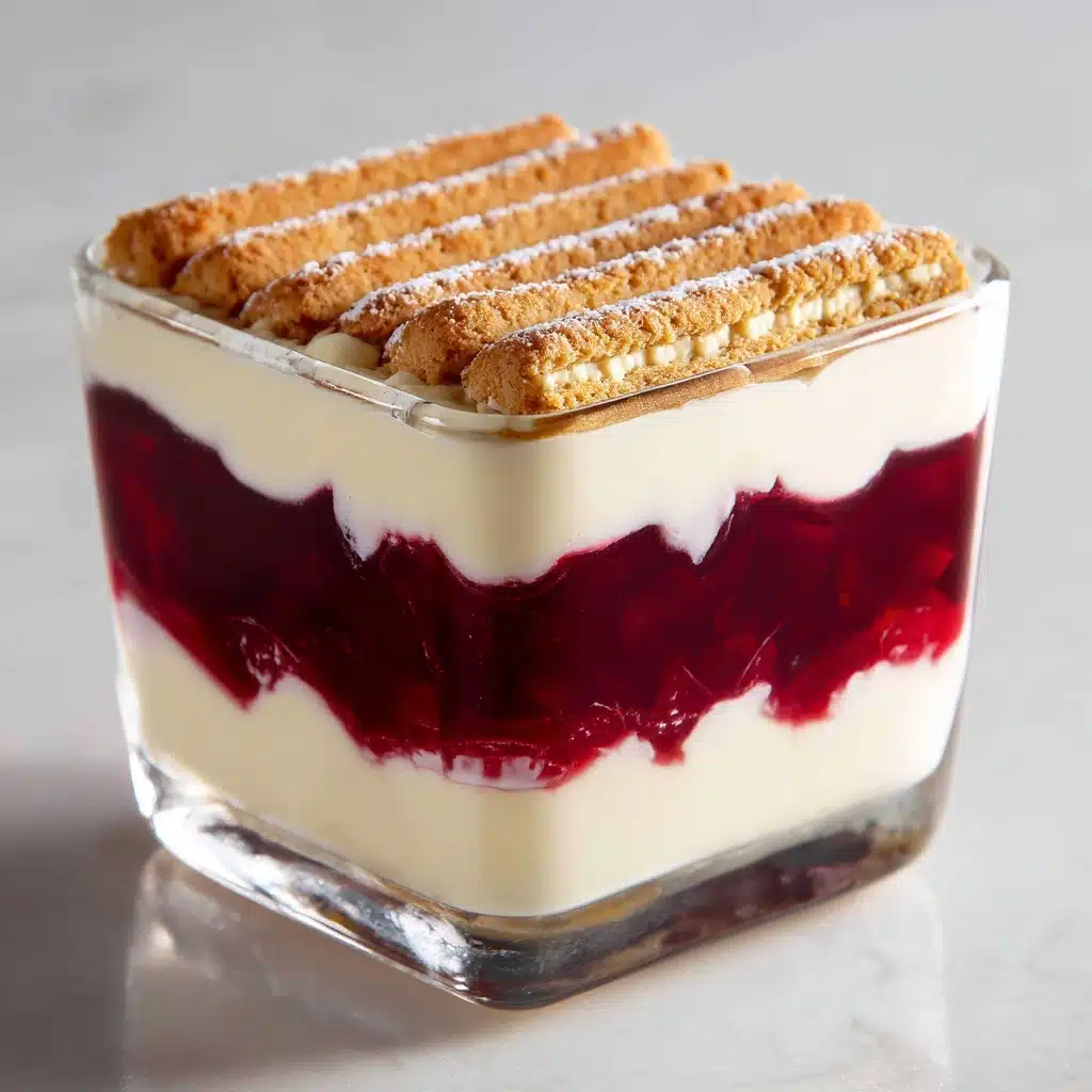 Cherry Amaretto Tiramisu Recipe - Recipe Image