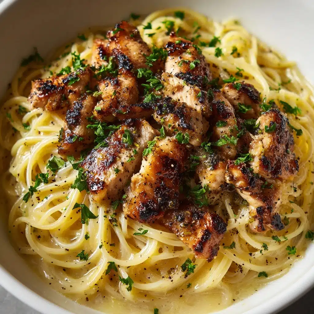 the best Cowboy Butter Chicken Linguine Recipe - Recipe Image