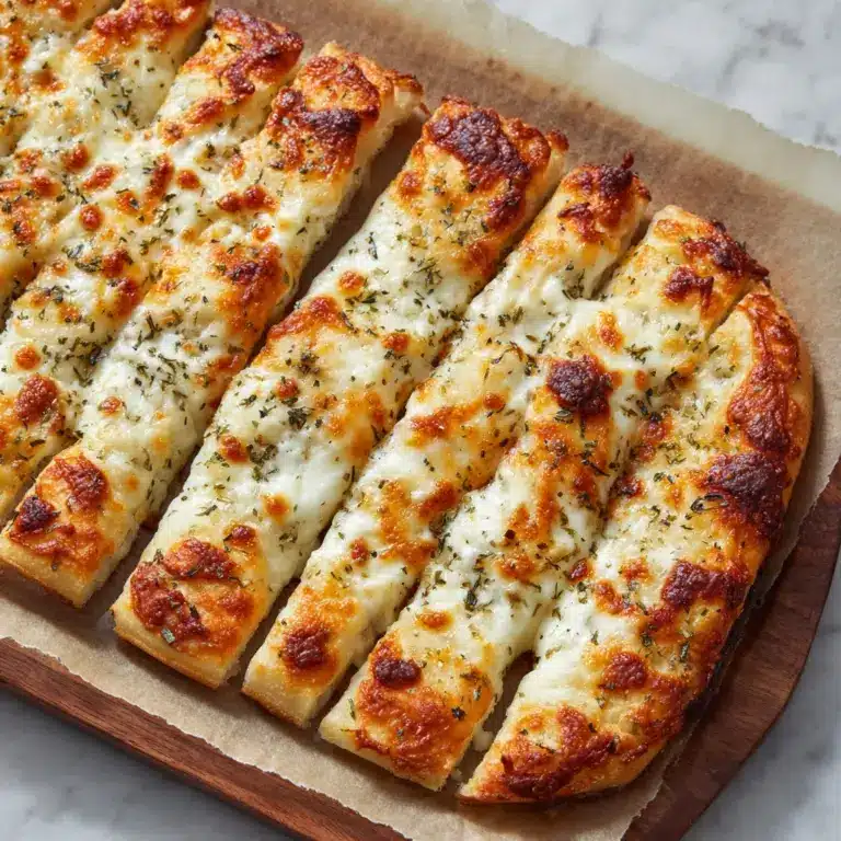 Cheesy Garlic Breadsticks: Crisp, Buttery, and Irresistibly Delicious