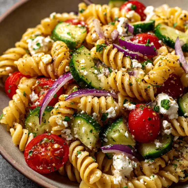 Greek Pasta Salad Recipe