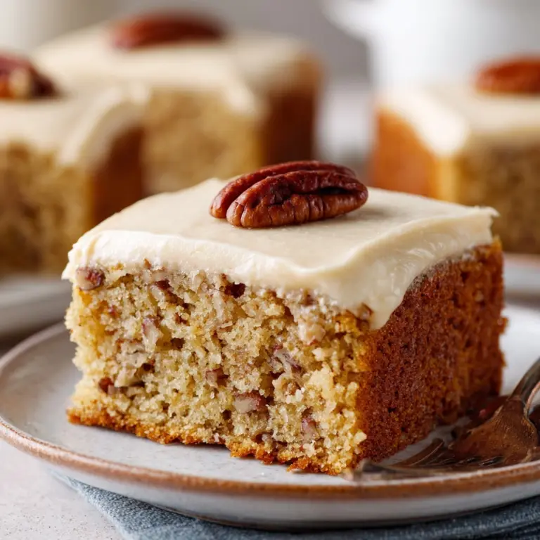 Applesauce Cake with Cinnamon Cream Cheese Frosting Recipe