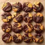 Chocolate-Peanut Butter Swirl Cookies Recipe