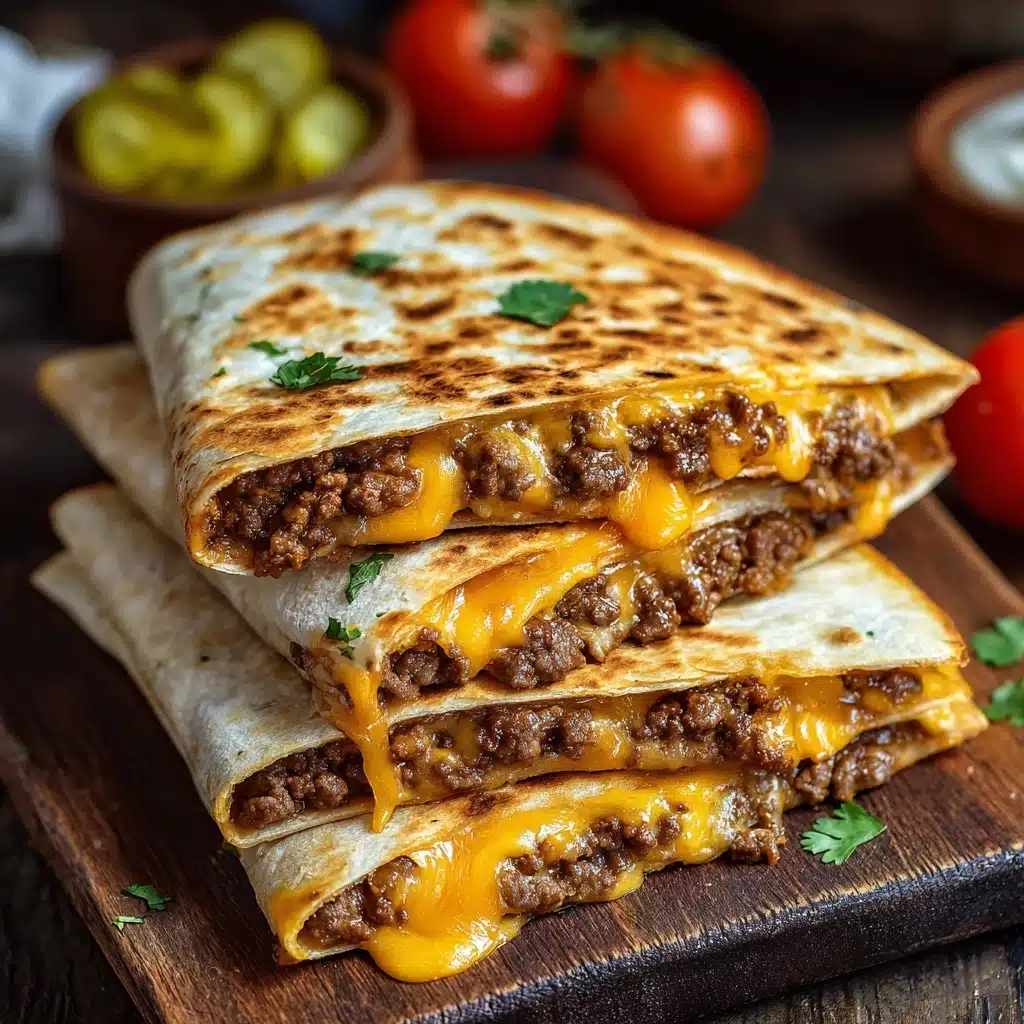 Smashburger Quesadillas Recipe - Recipe Image